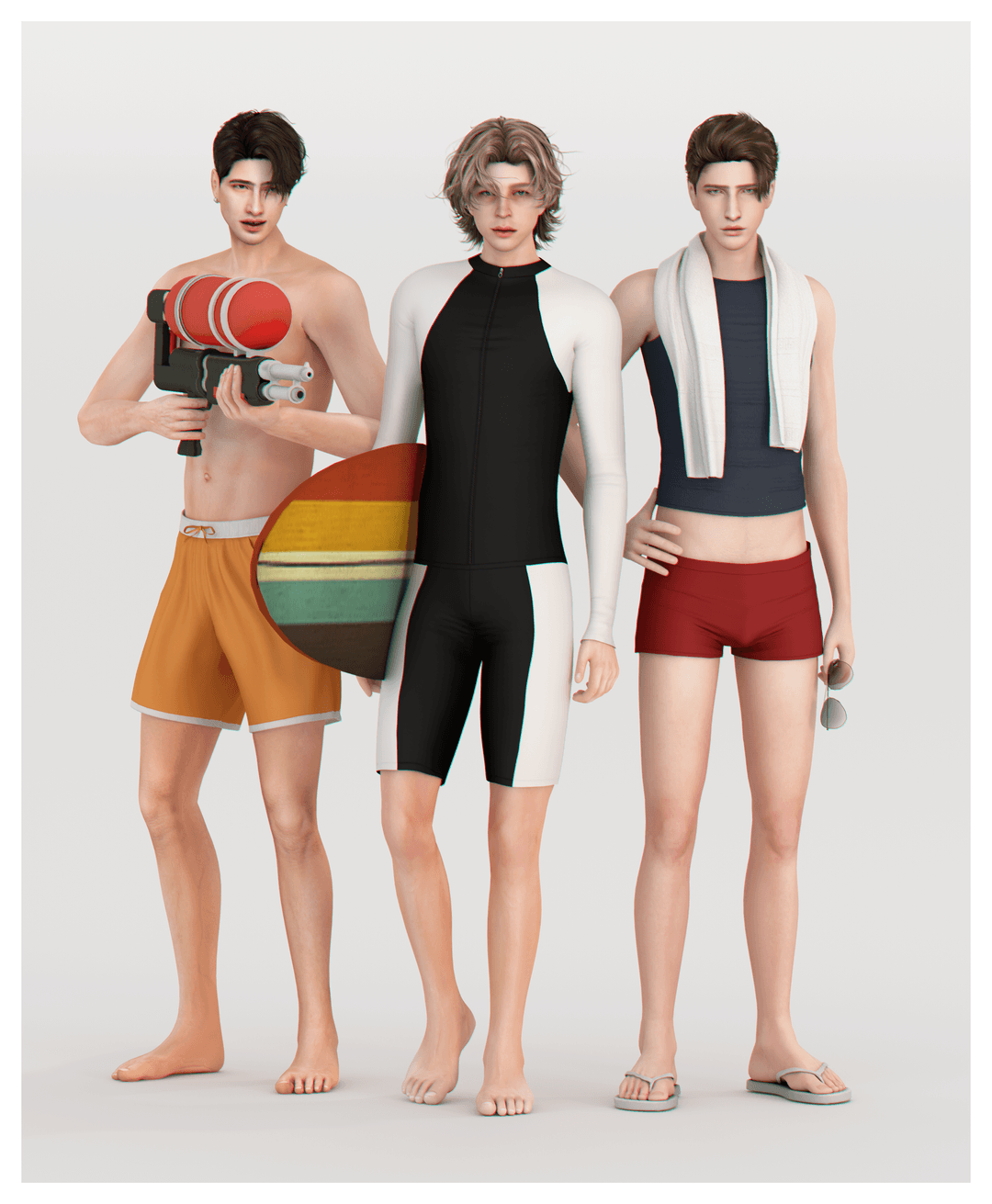 Скриншот мода Коллекция купальников Summertide Boys